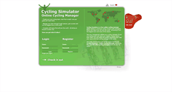 Desktop Screenshot of cyclingsimulator.com