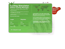 Tablet Screenshot of cyclingsimulator.com